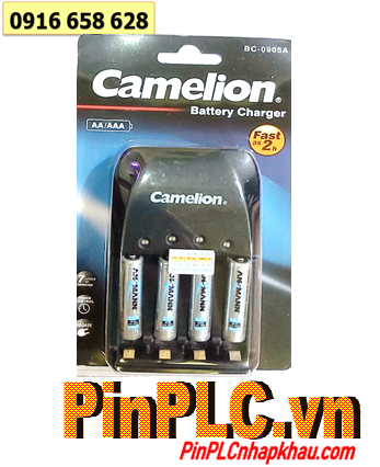 Camelion BC-0905A; Bộ sạc pin AAA Camelion BC-0905A _kèm 4 pin sạc Ansman AAA1100mAh 1.2v
